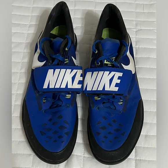 NIKE Track &amp; Field Thrower Shoes Velcro and Laces Size 12