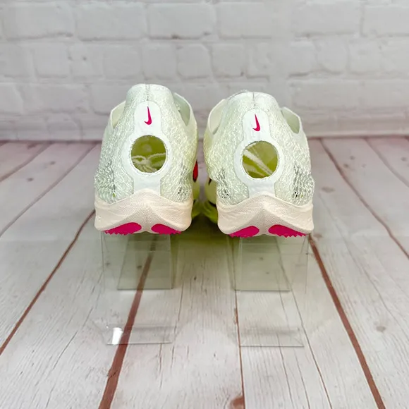 Nike Zoom Victory Sail Lemon Pink Track &amp; Field Spikes Shoes Size 12 CD4385-101